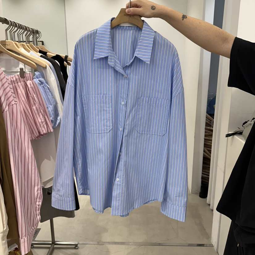 HONG.U韓國代購女士新款真品休閑熱賣人氣時尚襯衫蕾絲衫HONG.U襯衫/蕾絲衫