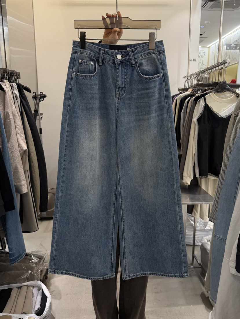 THE SIL韓國直郵女士新品推薦人氣休閑26春夏牛仔褲口袋THE SIL/1 2ILLY牛仔褲