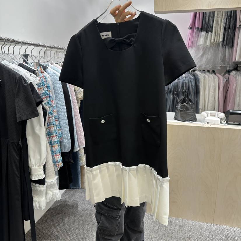 NAPKIN東大門代購女士新品26春夏人氣休閑時尚真品連衣裙NAPKIN連衣裙