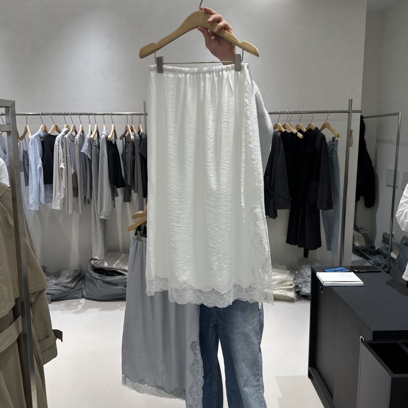 OVU韓國代購女裝新款職業人氣真品時尚休閑推薦熱賣26春夏長裙OVU長裙