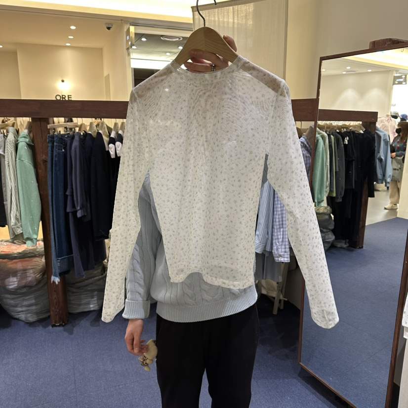 FURE東大門實拍女士新品職業人氣時尚26春夏推薦真品長袖T恤FURE長袖T恤