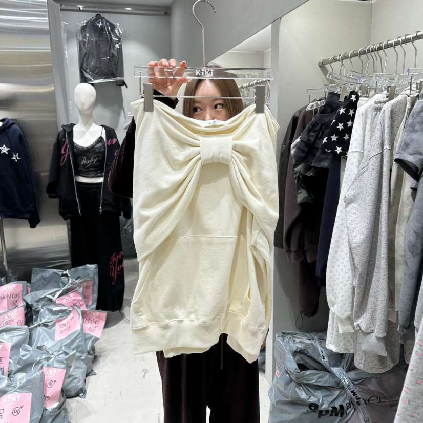 KIKI東大門代購女裝新款人氣熱賣休閑26春夏推薦時尚衛衣KIKI衛衣