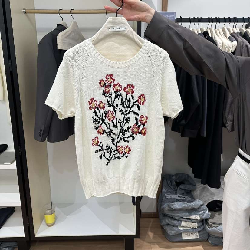 MUYBIEN東大門直郵女士新品時尚推薦熱賣休閑人氣針織衫棉MUYBIEN針織衫