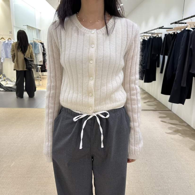 VEGETABLE東大門實拍女士新款真品26春夏熱賣針織衫馬海毛VEGETABLE針織衫