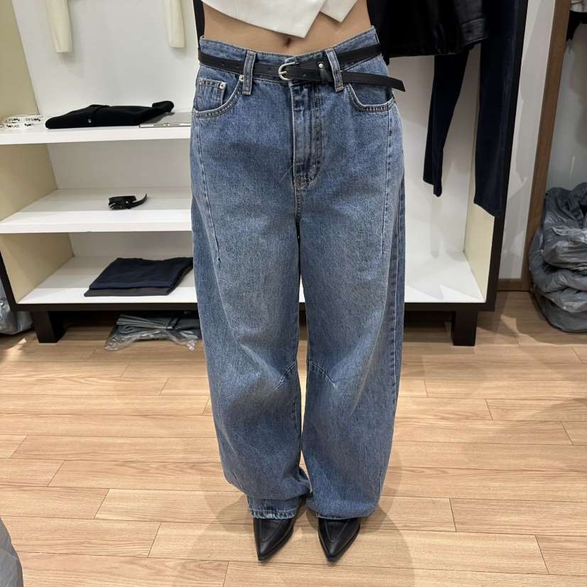 MUYBIEN東大門直郵女裝新款熱賣人氣時尚真品牛仔褲不含腰帶MUYBIEN牛仔褲