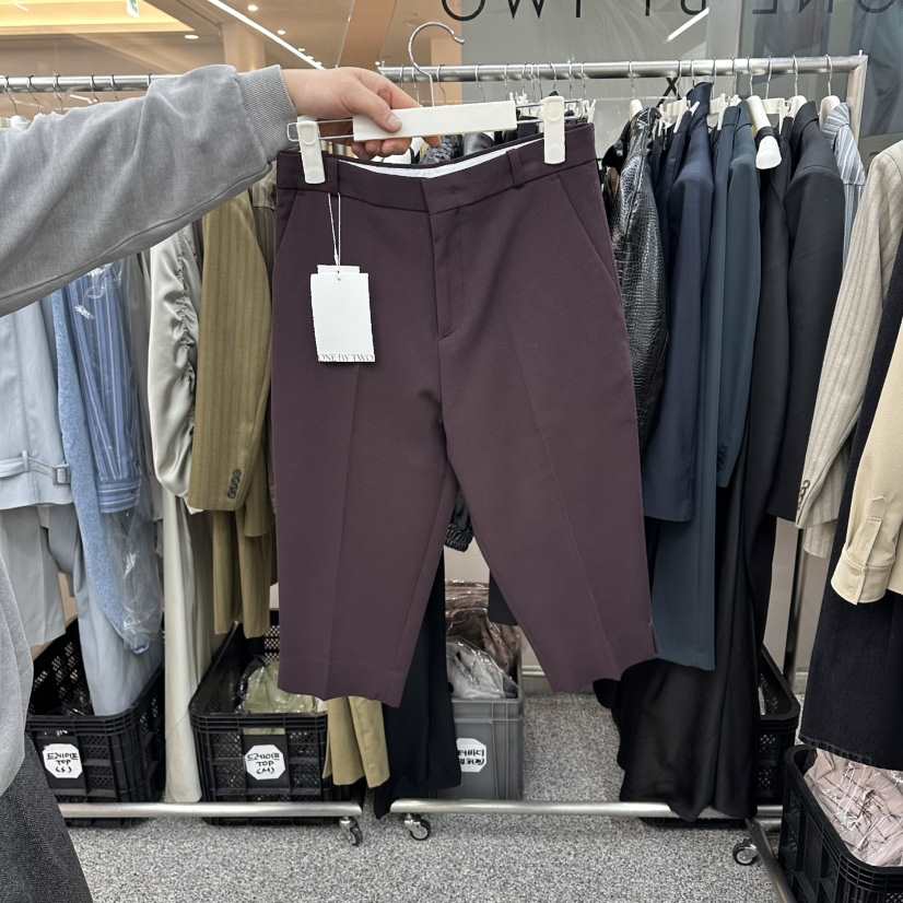 ONEBYTWO韓國代購女裝新品26春夏職業休閑人氣時尚熱賣短褲ONE BY TWO短褲