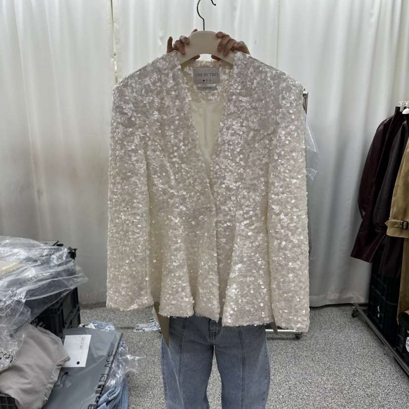 ONEBYTWO韓國代購女士新品26春夏熱賣職業推薦時尚休閑夾克ONE BY TWO夾克