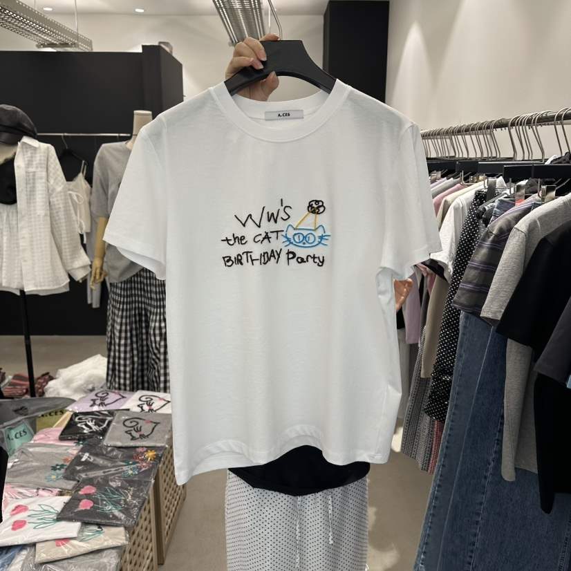 A.CES東大門直郵女裝新品時尚休閑職業熱賣26春夏推薦T恤A.CEST恤