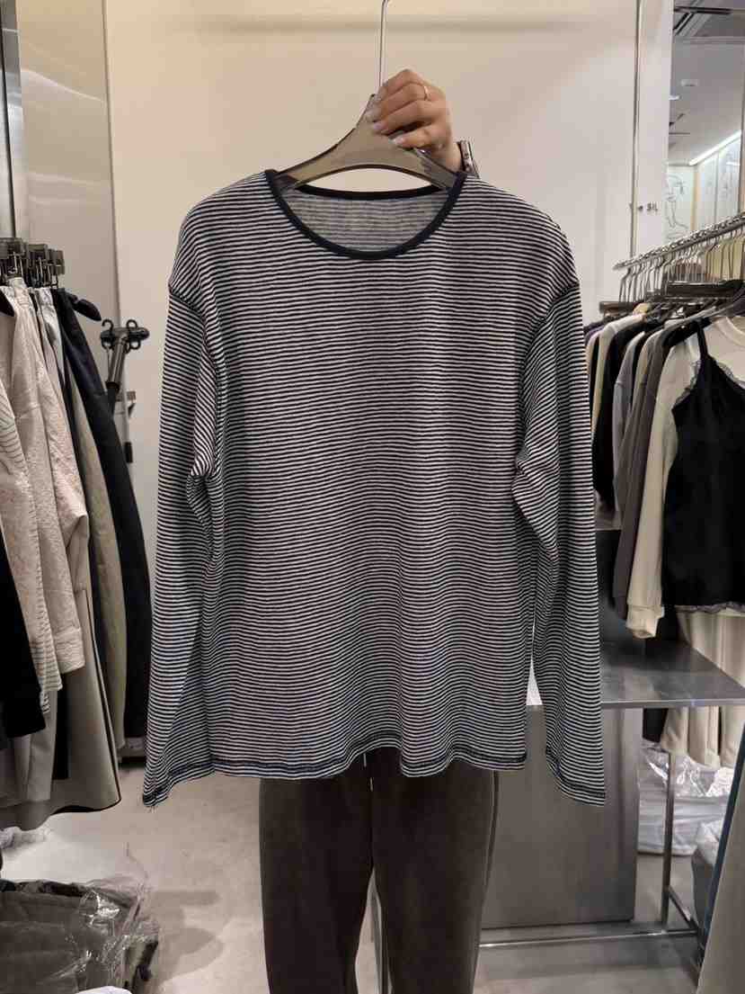 THE SIL韓國代購女士新款推薦時尚熱賣26春夏職業長袖T恤THE SIL/1 2ILLY長袖T恤