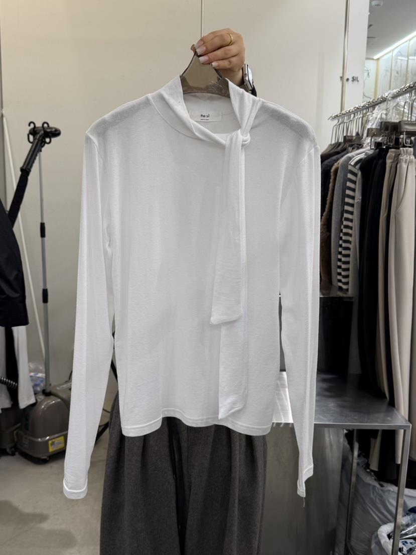 THE SIL東大門代購女士新款職業人氣真品推薦26春夏長袖T恤THE SIL/1 2ILLY長袖T恤