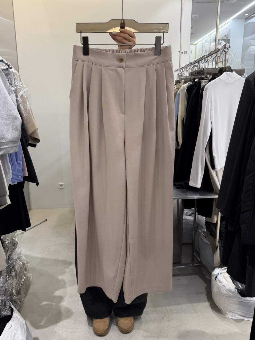 THE SIL韓國直郵女裝新款時尚休閑真品人氣熱賣休閑褲褶裥THE SIL/1 2ILLY休閑褲