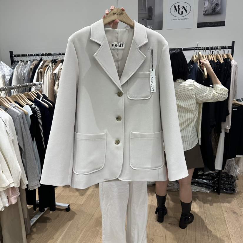 M.G.N東大門代購女裝新品真品職業時尚26春夏人氣休閑夾克MAGNET夾克