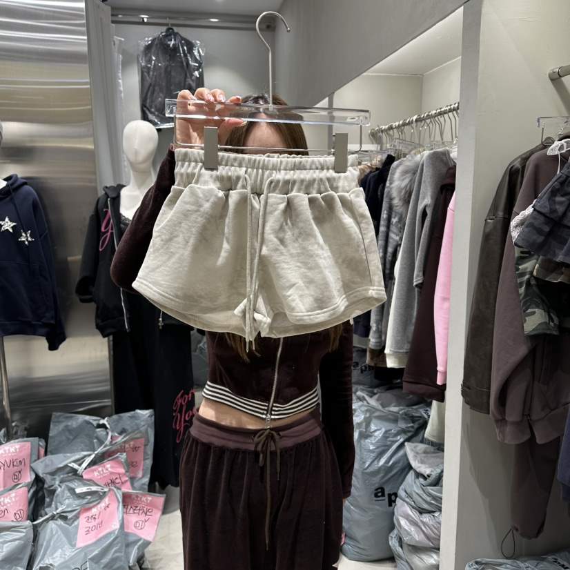 KIKI東大門代購女裝新款推薦26春夏時尚職業熱賣短褲鏤空KIKI短褲