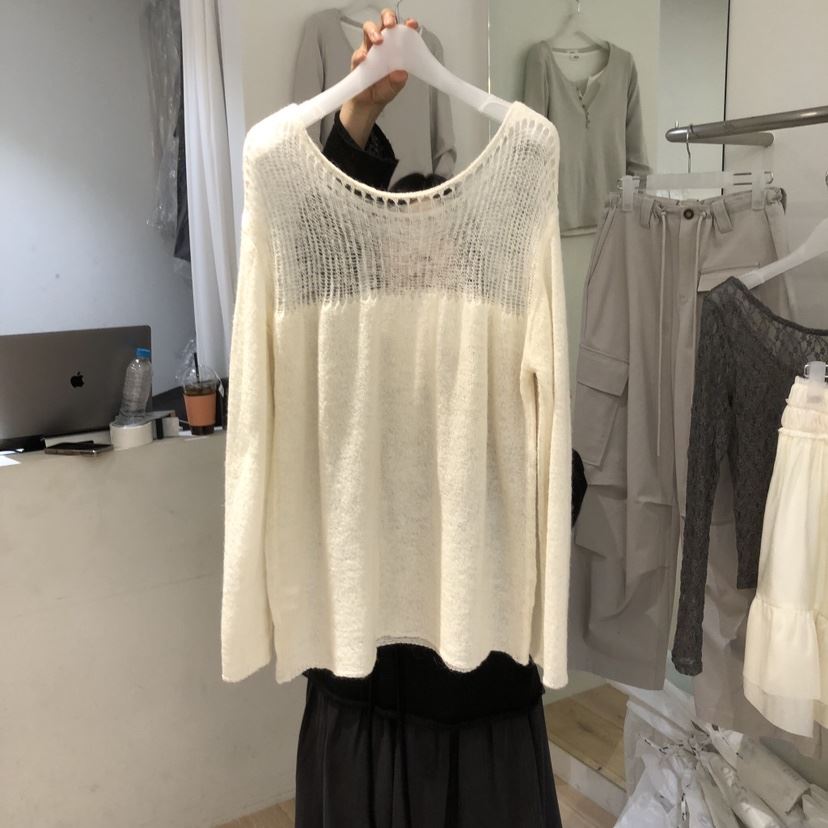 AUBE東大門直郵女士新品推薦26春夏時尚職業針織衫羊駝毛AUBE針織衫