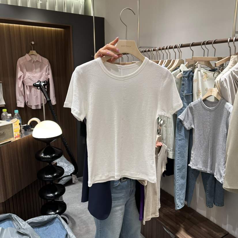 BABYTOUCH東大門實拍女裝新品人氣26春夏真品時尚職業T恤BABYTOUCHT恤