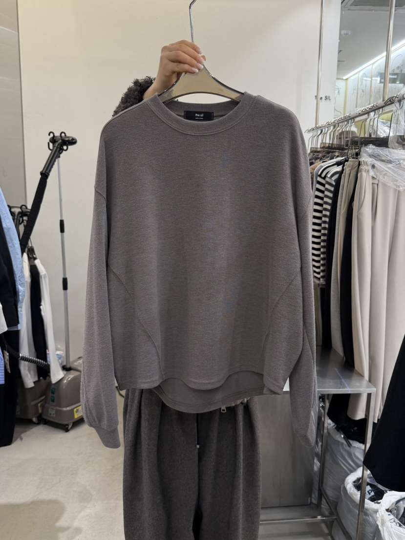 THE SIL東大門實拍女裝新款真品熱賣時尚26春夏職業長袖T恤THE SIL/1 2ILLY長袖T恤