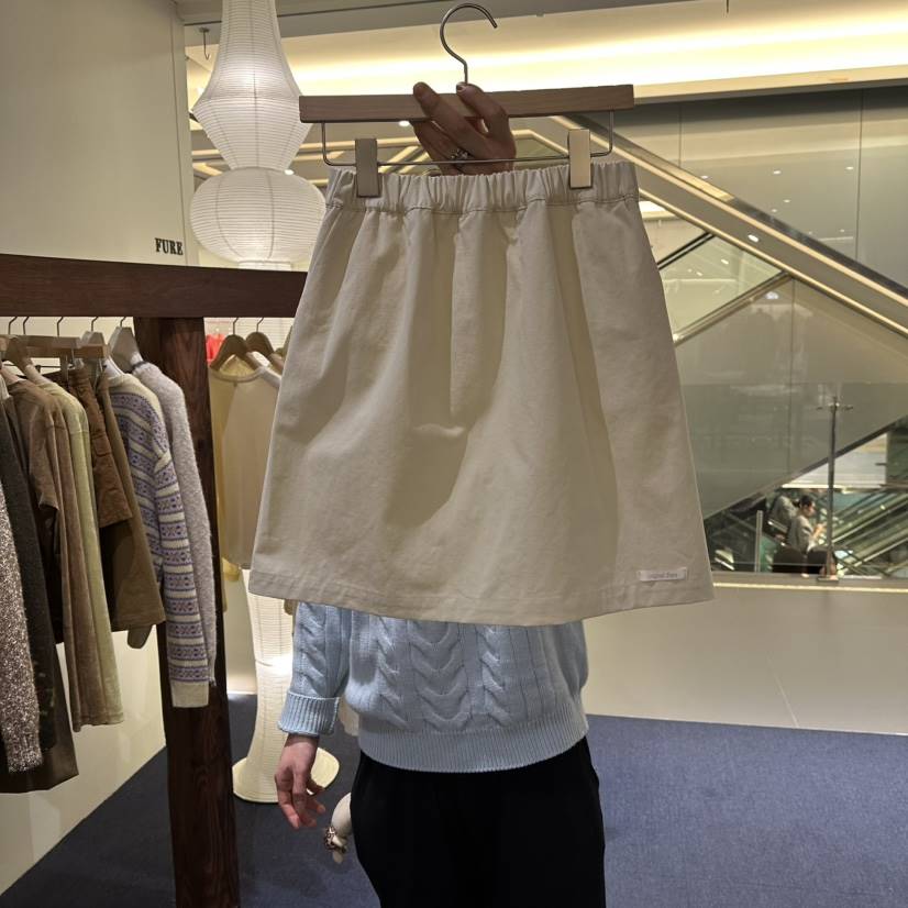 FURE韓國代購女裝新款休閑推薦職業時尚真品人氣短裙棉質FURE短裙