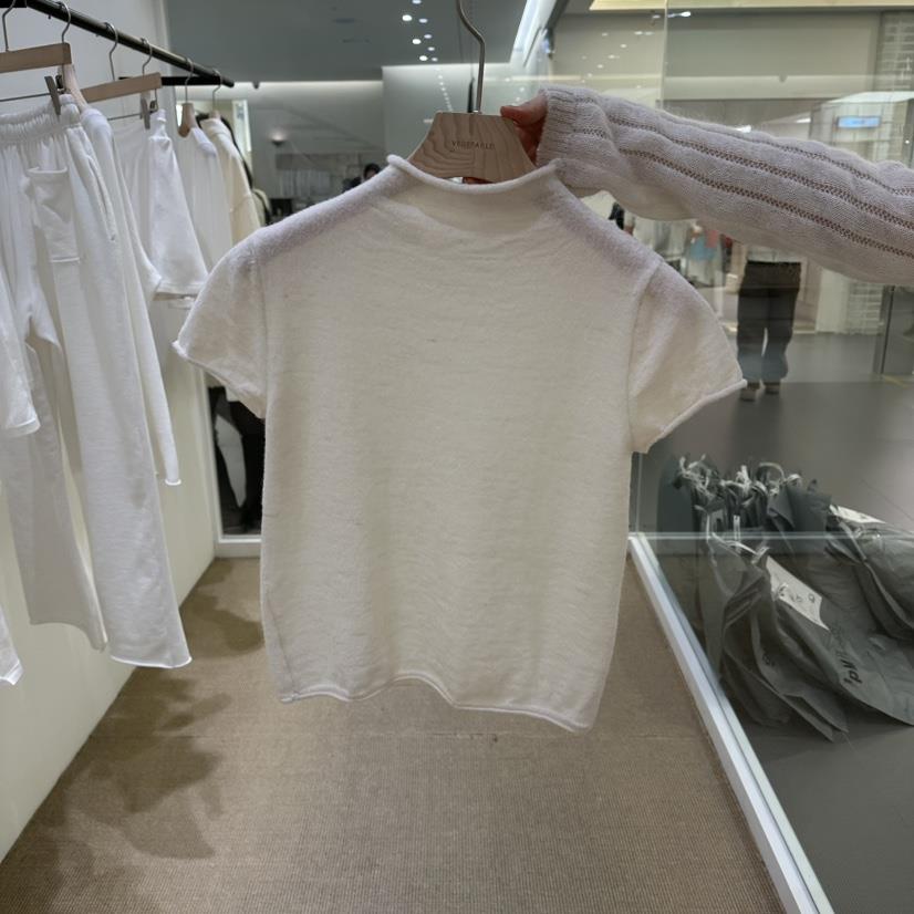 VEGETABLE韓國代購女士新品休閑26春夏時尚人氣針織衫高領鵝VEGETABLE針織衫