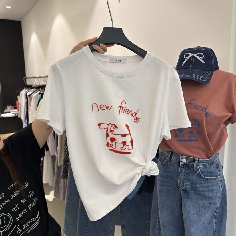 A.CES東大門直郵女裝新款推薦熱賣休閑人氣26春夏職業T恤A.CEST恤
