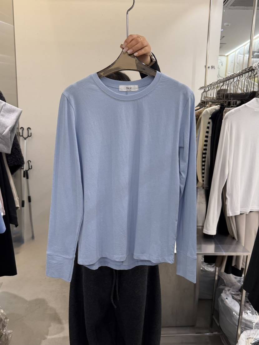 THE SIL東大門實拍女裝新品真品時尚熱賣推薦26春夏長袖T恤THE SIL/1 2ILLY長袖T恤