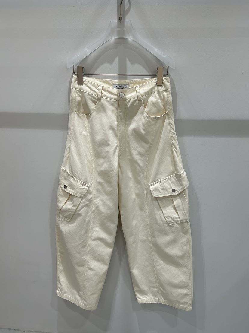 LOOKK/MIMME東大門直郵女裝新款職業真品休閑褲工裝褲口袋LOOKK/MIMME休閑褲