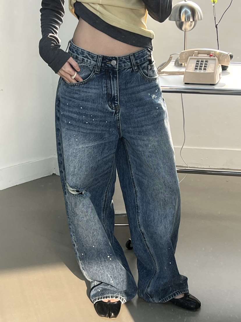 ADDICTED東大門直郵女士新品推薦人氣熱賣時尚職業牛仔褲ADDICTED牛仔褲