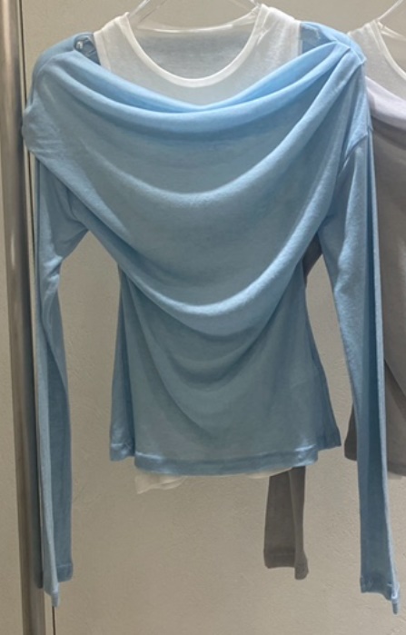 SO BAE韓國代購女士新款人氣熱賣職業休閑長袖T恤假兩件SO BAE長袖T恤