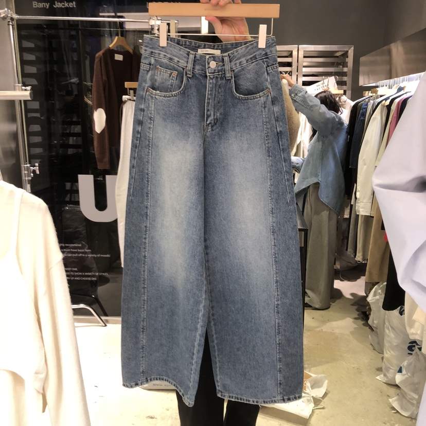 BANY ANCO韓國代購女士新品熱賣推薦時尚職業休閑牛仔褲BANY ANCO牛仔褲