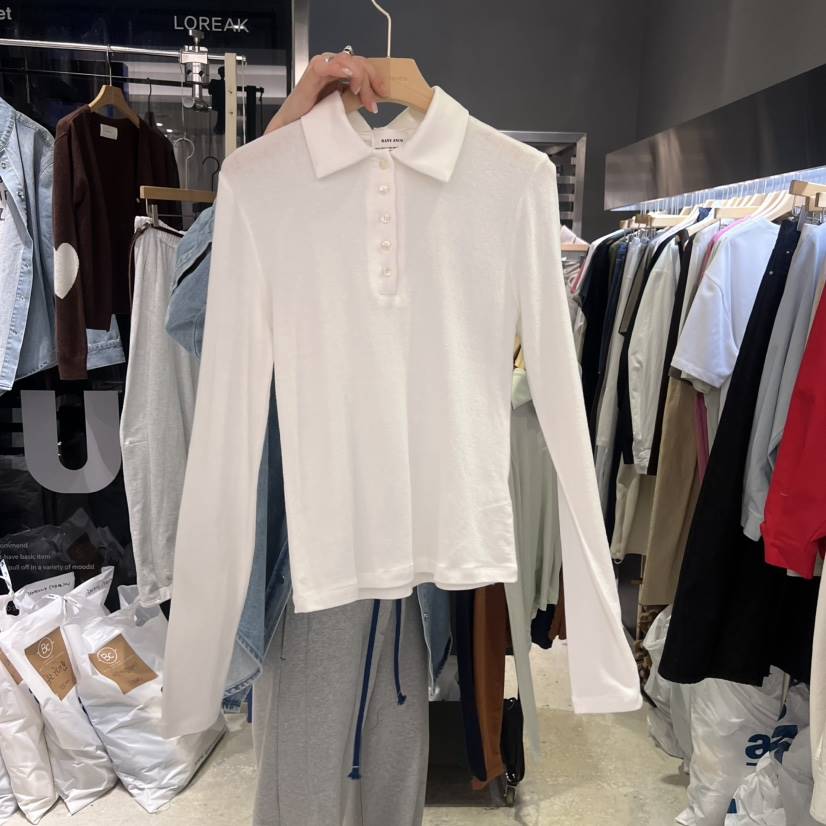 BANY ANCO東大門直郵女士新款真品人氣推薦26春夏長袖T恤天絲BANY ANCO長袖T恤