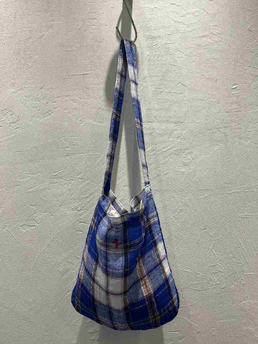 AT NOTE韓國代購女士新品真品熱賣單肩斜跨包刺繡格紋亞麻AT NOTE單肩/斜跨包