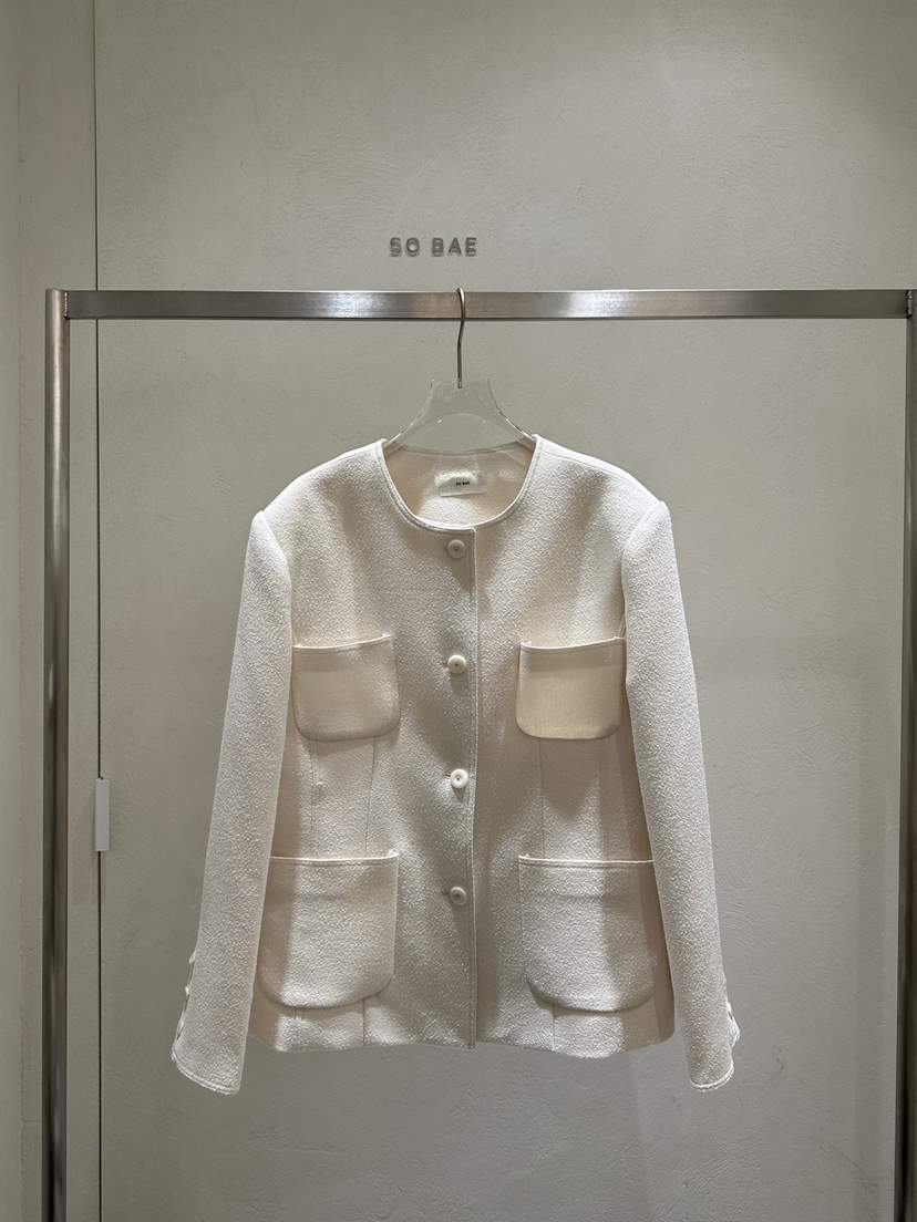 SO BAE東大門直郵女裝新品職業26春夏人氣時尚夾克粗花呢SO BAE夾克