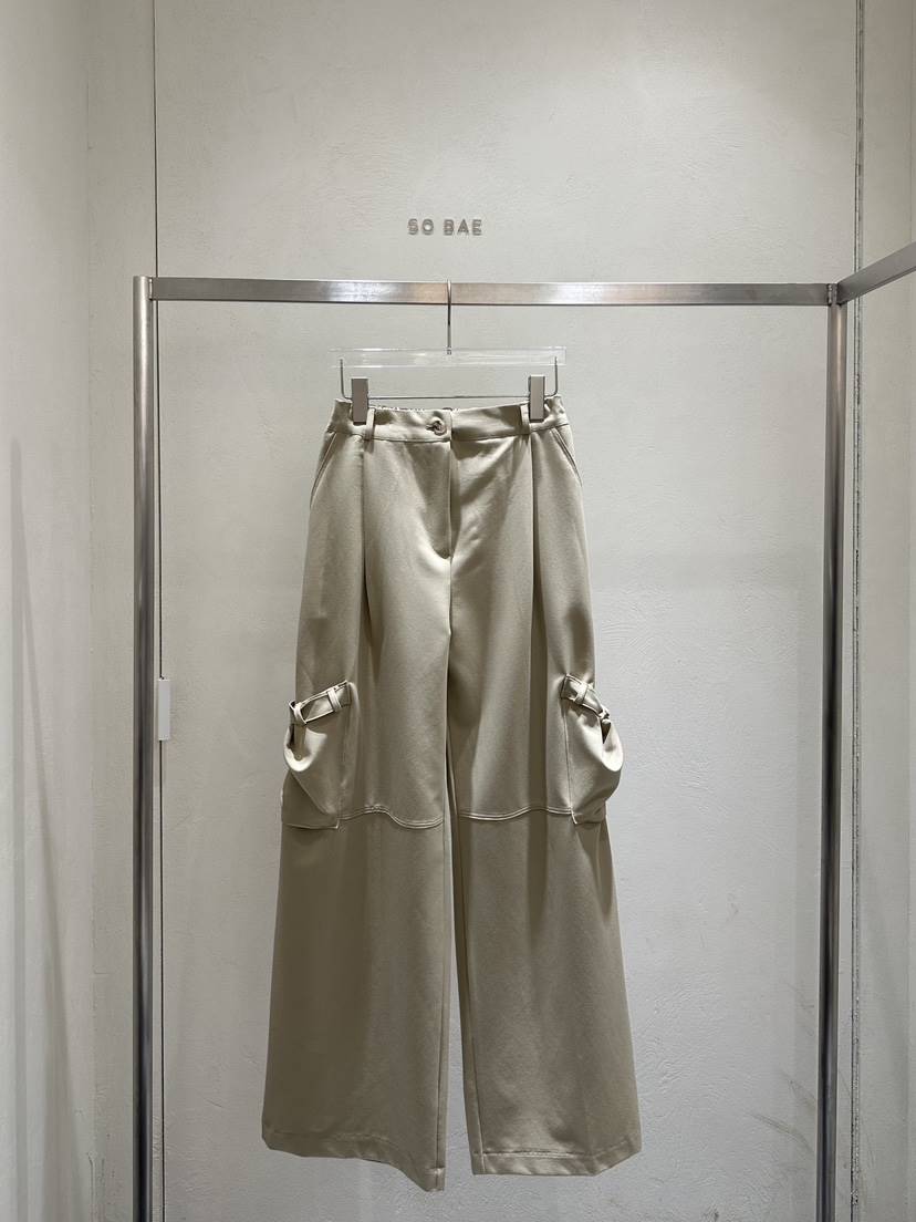 SO BAE韓國代購女士新款時尚職業26春夏熱賣真品休閑褲口袋SO BAE休閑褲