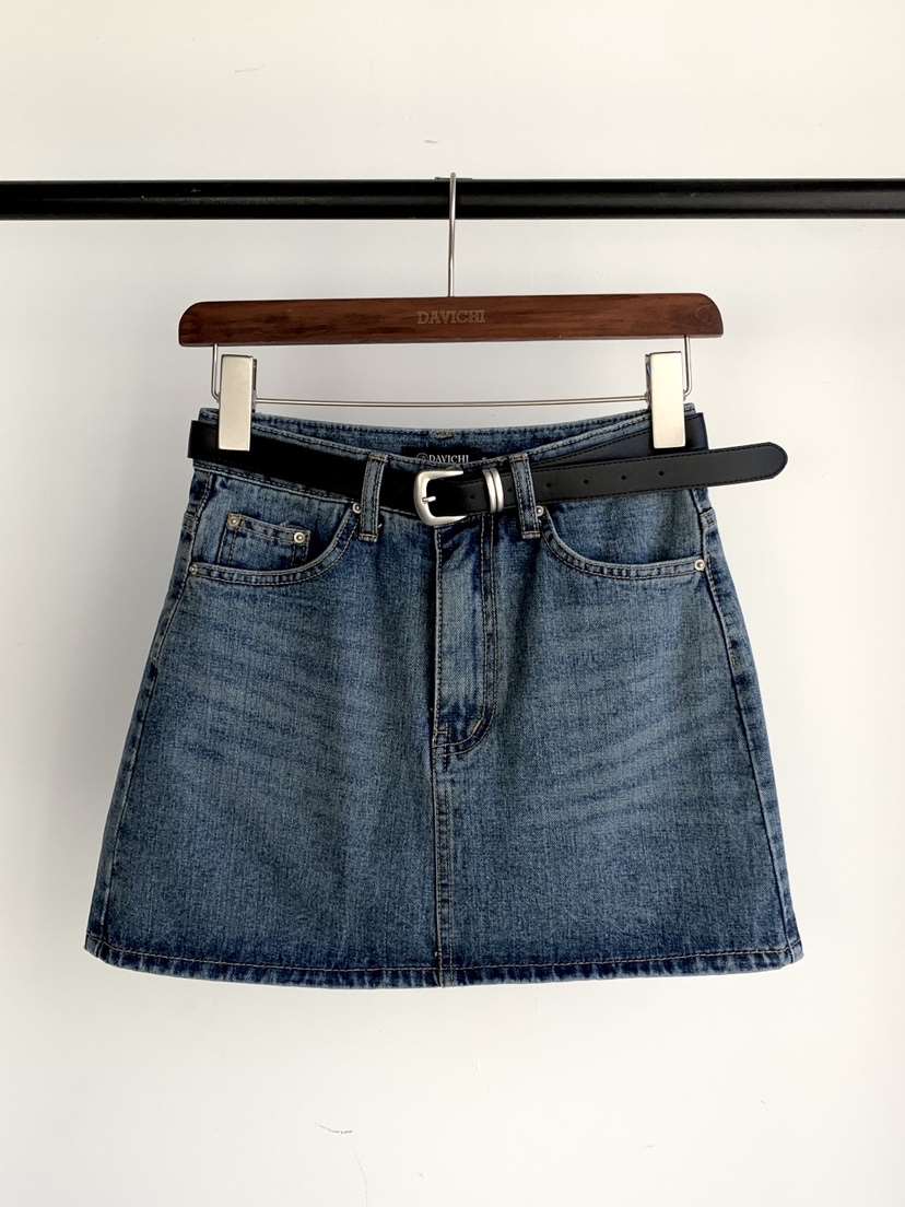 DAVICHI/D.SECOND東大門直郵女裝新品時尚裙褲含隨機腰帶DAVICHI/D.SECOND裙褲