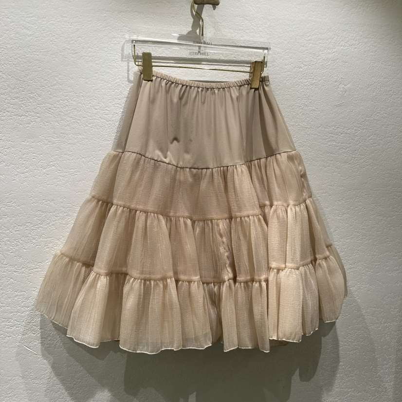 JERRY HALL-P韓國直郵女士新品職業人氣休閑26春夏長裙雪紡JERRY HALL長裙