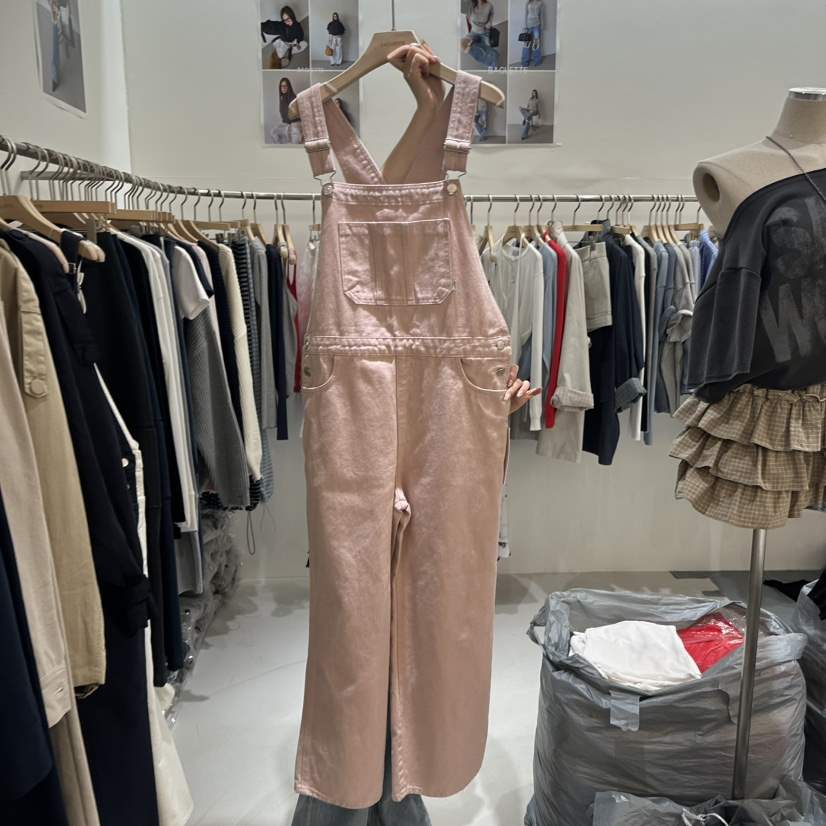 BAGUETTE-P韓國代購女裝新款推薦時尚職業熱賣人氣背帶褲棉BAGUETTE-P背帶褲