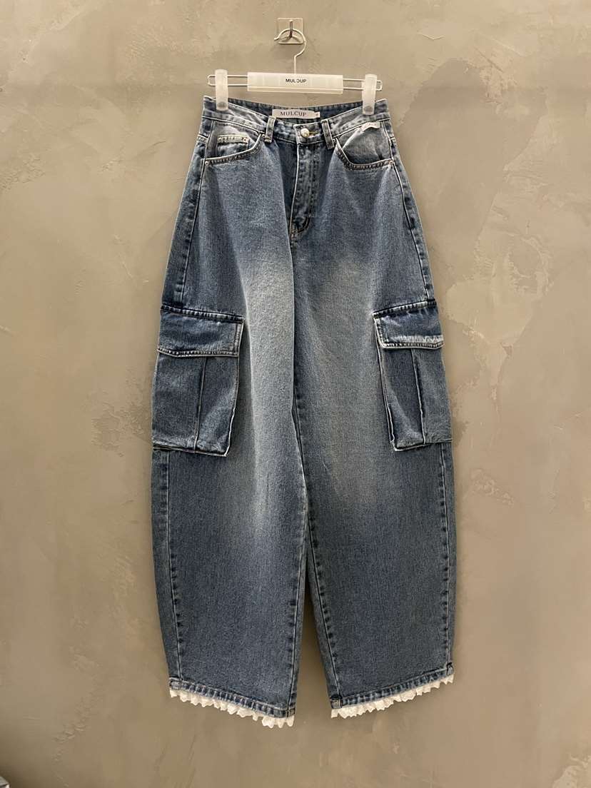 MULCUP東大門代購女士新品真品時尚推薦26春夏人氣牛仔褲MULCUP牛仔褲