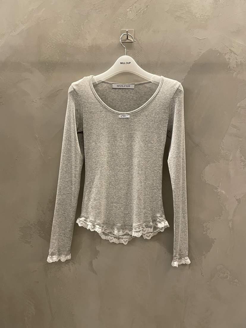 MULCUP韓國直郵女士新品推薦熱賣26春夏人氣時尚真品長袖T恤MULCUP長袖T恤