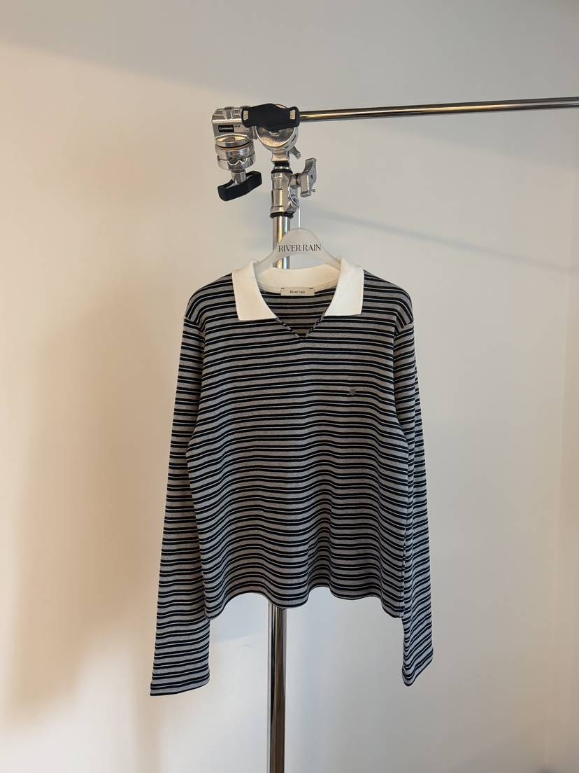RIVER RAIN韓國直郵女裝新款時尚推薦人氣休閑26春夏長袖T恤RIVER RAIN長袖T恤
