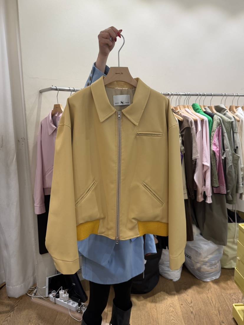 AUVERFIT東大門直郵女士新品真品時尚推薦夾克軟皮革柔軟AUVERFIT夾克