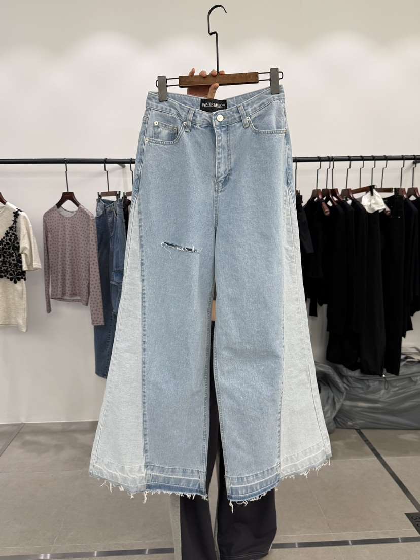 WATERMELON韓國代購女士新品職業真品26春夏人氣推薦牛仔褲WATER MELON牛仔褲