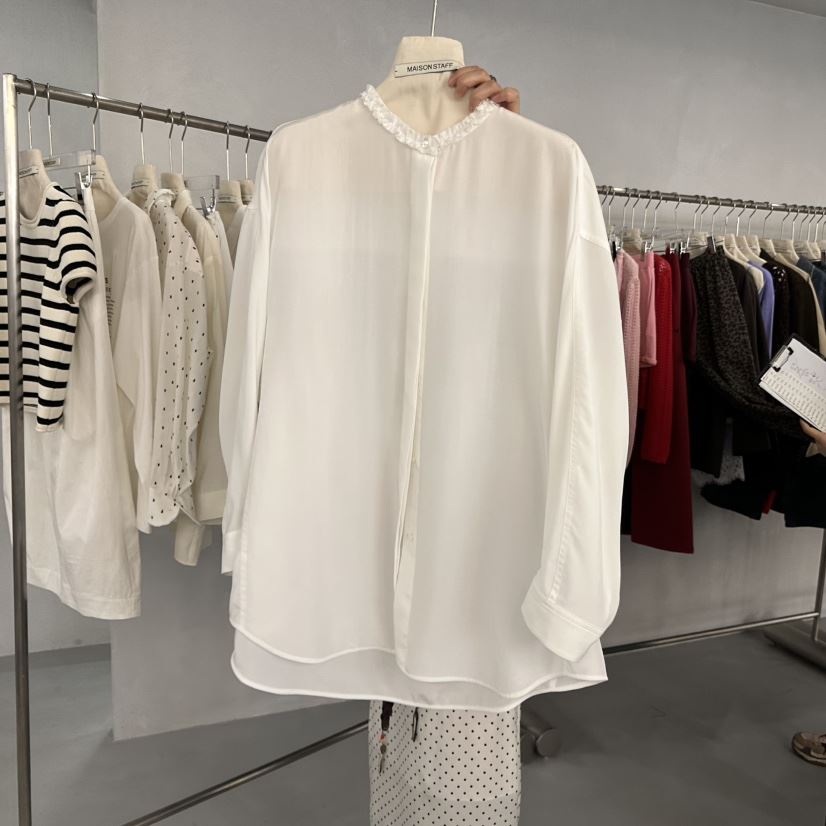 DOUBLE STANDARD/LE SMOKING/MAISONSTAFF韓國直郵女士新品推薦襯衫蕾絲衫絲綢MAISONSTAFF襯衫/蕾絲衫