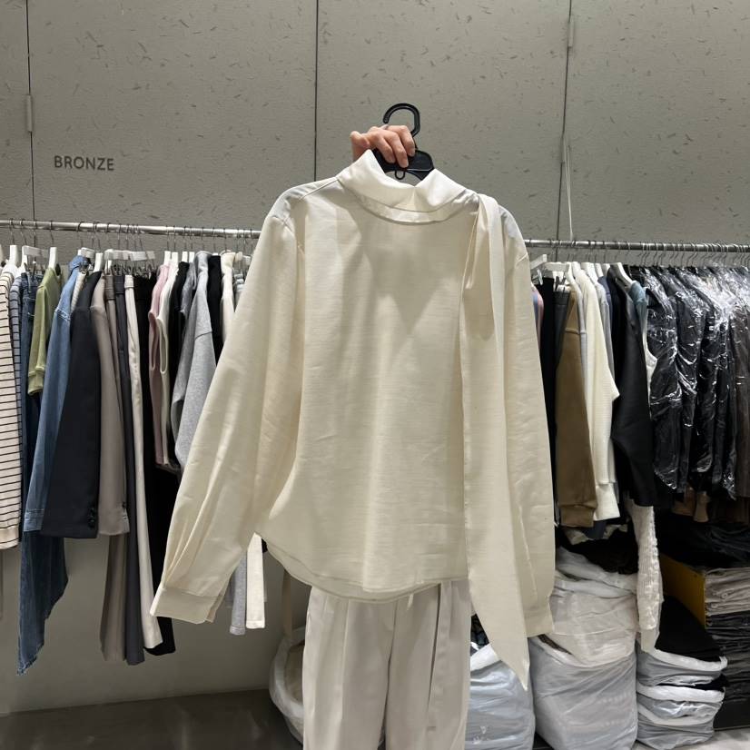 BRONZE韓國代購女裝新品休閑26春夏推薦人氣時尚襯衫蕾絲衫BRONZE襯衫/蕾絲衫