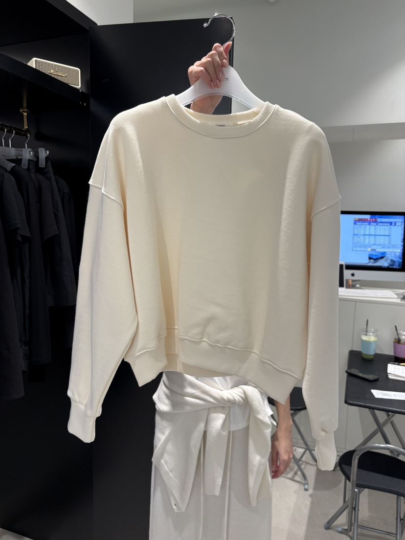 CREAM-P韓國直郵實拍女裝新品職業26春夏熱賣人氣推薦衛衣CREAM-P衛衣