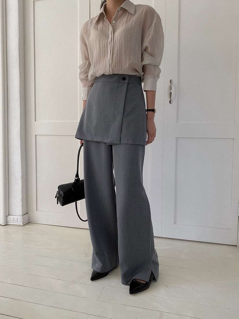 X韓國代購女士新款時尚休閑人氣26春夏推薦職業套裝兩件套X套裝