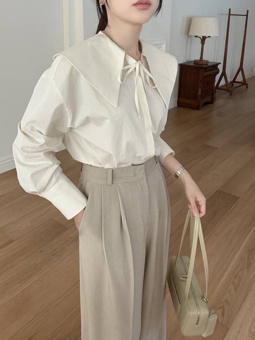 X韓國東大門直郵女裝新品推薦26春夏人氣時尚休閑襯衫蕾絲衫X襯衫/蕾絲衫