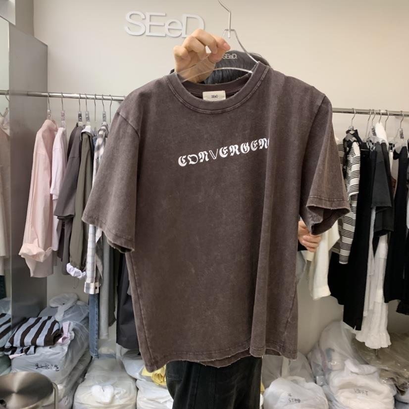 LEESEED-A韓國東大門直郵女裝新品時尚推薦熱賣休閑26春夏T恤SEeD/LEESEEDT恤