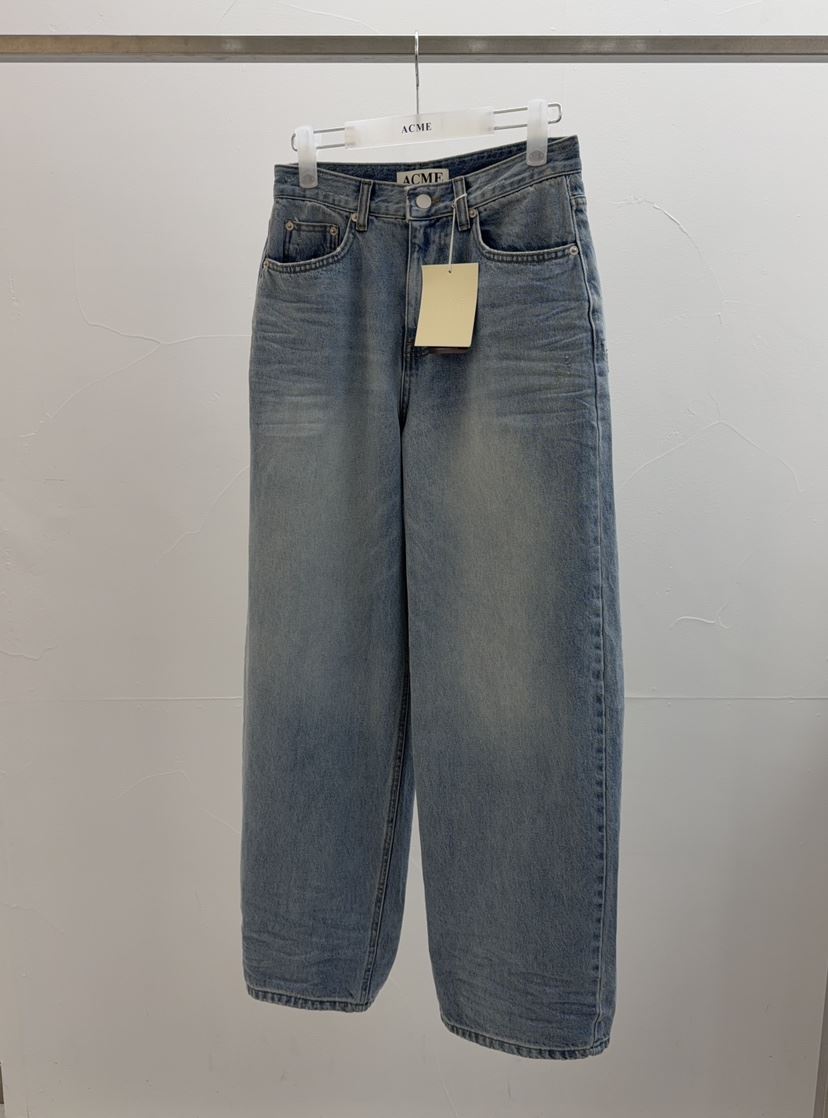 ACME韓國東大門代購女裝新款休閑職業推薦人氣時尚牛仔褲ACME牛仔褲