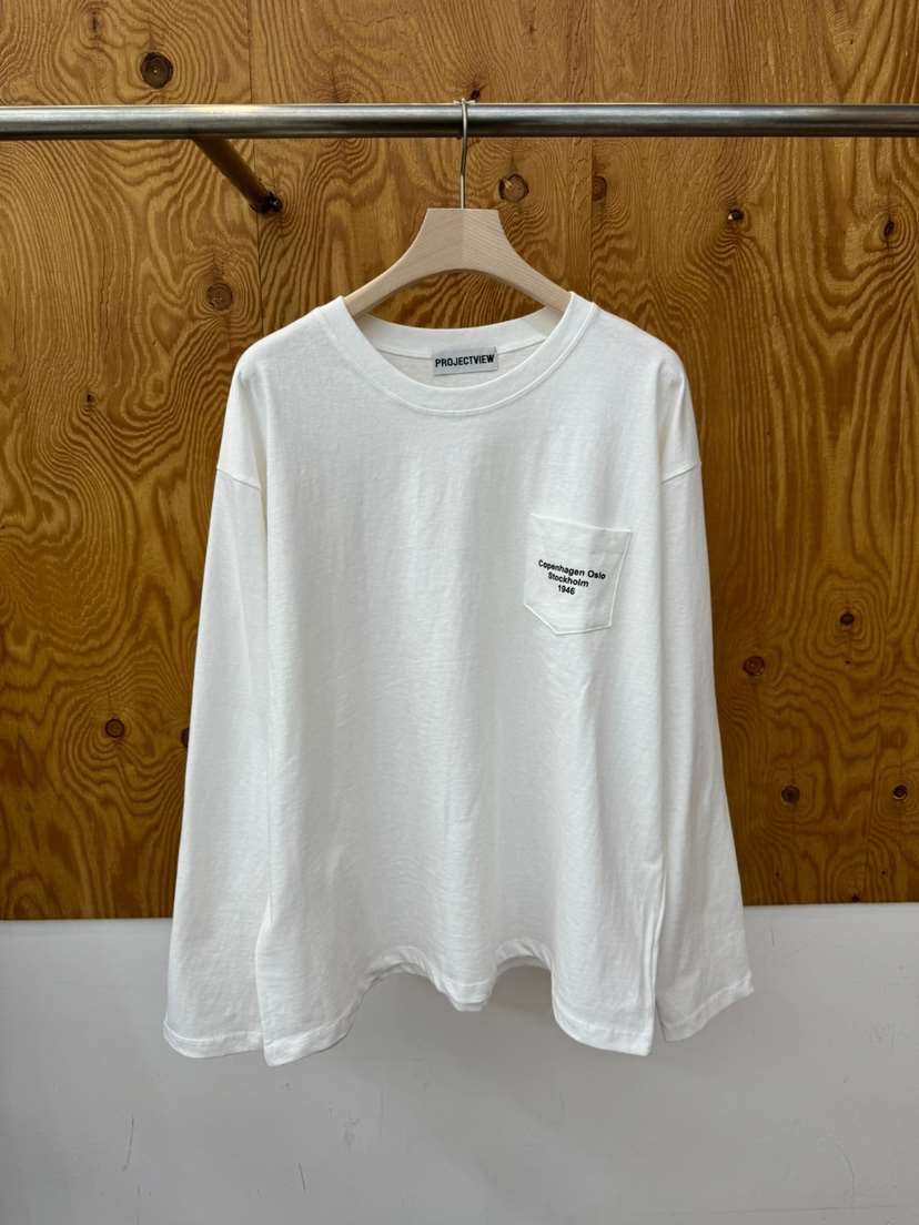 PROJECTVIEW韓國東大門代購女裝新品時尚推薦休閑長袖T恤PROJECTVIEW長袖T恤