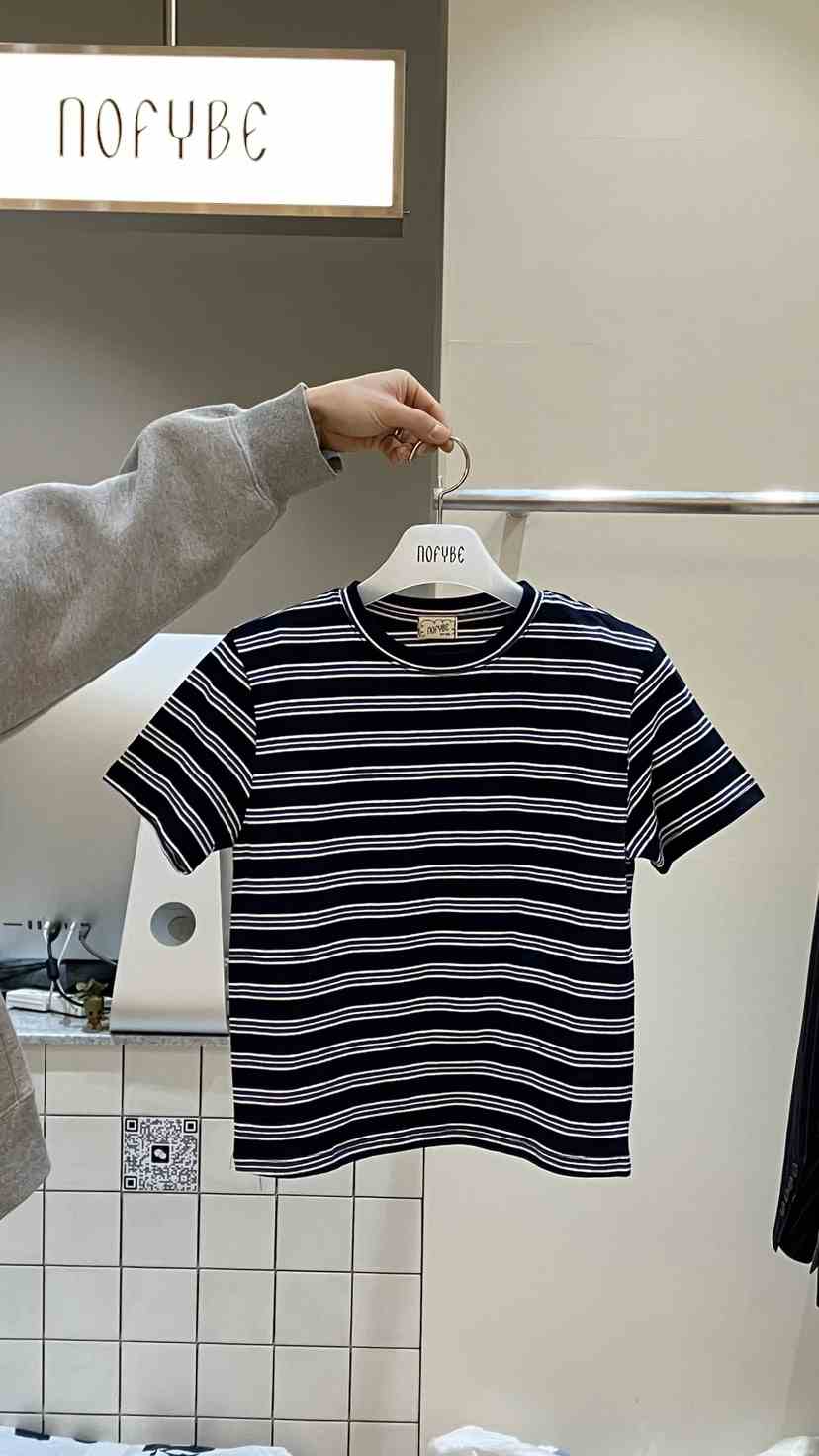 NOFYBE韓國直郵女裝新品人氣職業休閑時尚推薦T恤不含內搭NOFYBET恤