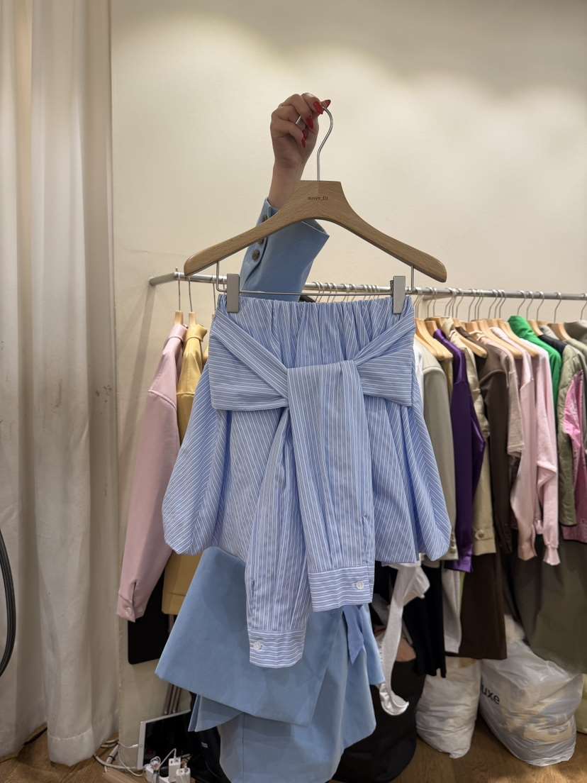 AUVERFIT韓國直郵實拍女士新品熱賣時尚26春夏職業推薦短裙AUVERFIT短裙